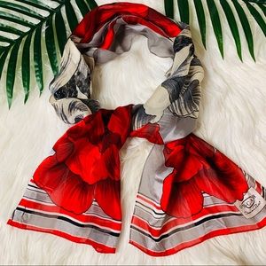 Vintage Silk Oscar De La Renta Scarf